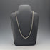 British vintage sterling silver azuki chain necklace 56cm 28.2g CC